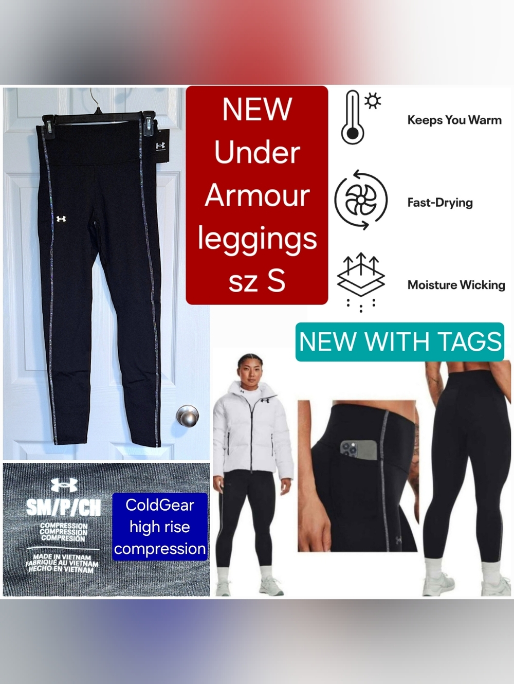 NWT Under Armour Leggings - S